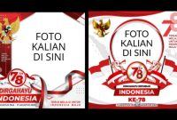 Memeriahkan HUT RI ke-78 dengan Twibbon Populer 17 Agustus 2023