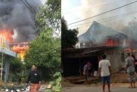 Tinggalkan Rumah Saat Masak, Satu Rumah Hangus Terbakar di Desa Bontobangun